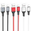 Кабель Hoco X86 Spear cable for Lighting 2.4A (1м) [Black]