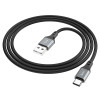 Кабель Hoco X86 Type-C Spear silicone charging data cable (1м) [Black]