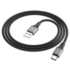 Cablu Hoco X86 Type-C Spear silicone charging data cable (1m) [Black]