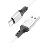 Cablu Hoco X86 Spear cable for Type-C 3A (1m) [White]