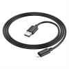 Кабель Hoco X88 Gratified Lightning 2.4A (1м) [Black]