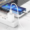 Кабель Hoco X88 Gratified charging data cable for iP [White]