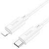 Кабель Hoco X88 Gratified PD charging data cable for iP [White]
