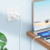 Кабель Hoco X88 Gratified PD charging data cable for iP [White]