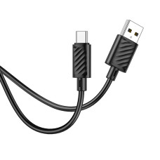 Cablu Hoco X88 Gratified Type-C 3A (1m) [Black]