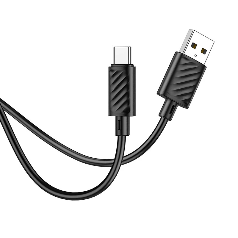 Cablu Hoco X88 Gratified Type-C 3A (1m) [Black]
