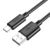 Cablu Hoco X88 Gratified Type-C 3A (1m) [Black]