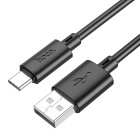 Cablu Hoco X88 Gratified Type-C 3A (1m) [Black]