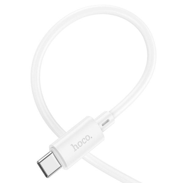 Кабель Hoco X88 Gratified 60W charging data cable for Type-C to Type-C [White]