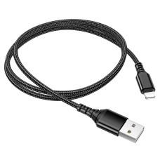 Кабель Hoco X89 Wind data cable Lighting (1m) [Black]