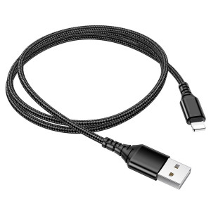 Cablu Hoco X89 Wind data cable Lighting (1m) [Black]