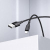 Кабель Hoco X89 Wind data cable Lighting (1m) [Black]