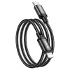 Cablu Hoco X89 Wind PD charging data cable iP [Black]