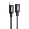 Cablu Hoco X89 Wind PD charging data cable iP [Black]