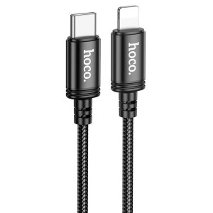 Cablu Hoco X89 Wind PD charging data cable iP [Black]