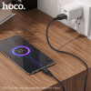 Кабель Hoco X90 Cool silicone charging data cable for Micro (1м) [Black]