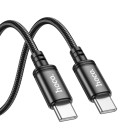Cablu Hoco X91 Type-c to Type-C PD 60W (3m) [Black]