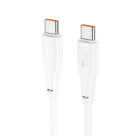 Cablu Hoco X93 Force USB-C to USB-C (100W) (1M) [White]