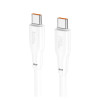 Cablu Hoco X93 Force USB-C to USB-C (240W) (1M) [White]