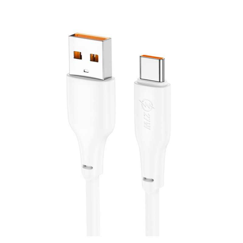 Cablu Hoco X93 Force Type-C (27W) (1m) [White]