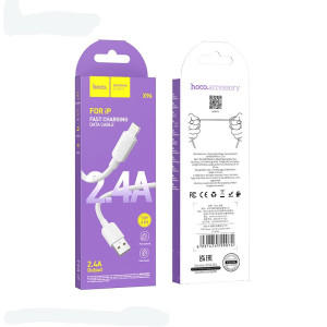 Кабель Hoco X96 Hyper charging data cable iP [White]