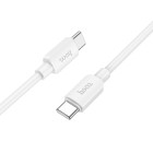 Cablu Hoco X96 Hyper Type-c to Type-C (60W) [White]