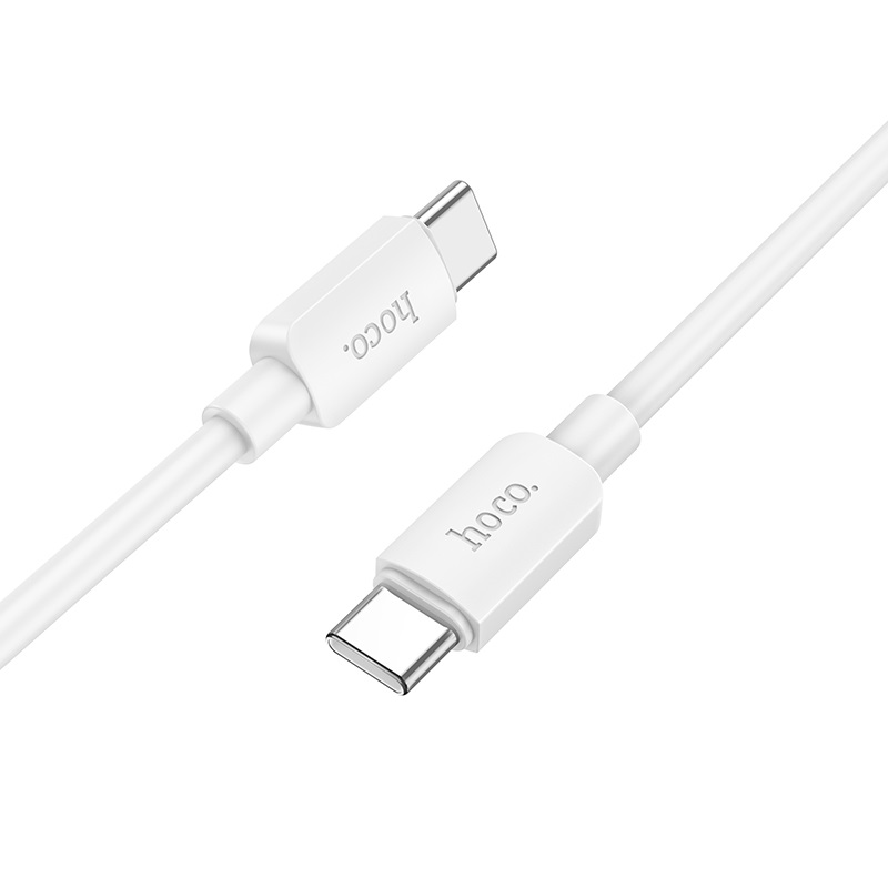 Cablu Hoco X96 Hyper Type-c to Type-C (60W) [White]