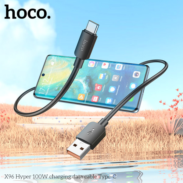 Кабель Hoco X96 Hyper Type-C (100W) [Black]