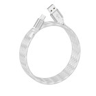 Cablu Hoco X98 Crystal ice Silicone Micro (1m) [Silver]