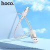 Кабель Hoco X99 Crystal junction silicone charging data cable Micro (1м) [Grey]