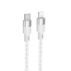 Husa Hoco X99 Crystal Type-C to Lightning 20W (1m) [Gray]