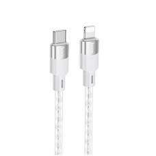 Кабель Hoco X99 Crystal Type-C to Lightning 20W (1м) [Gray]