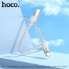 Кабель Hoco X99 Crystal 60W charging data cable Type-C to Type-C (1м) [Grey]