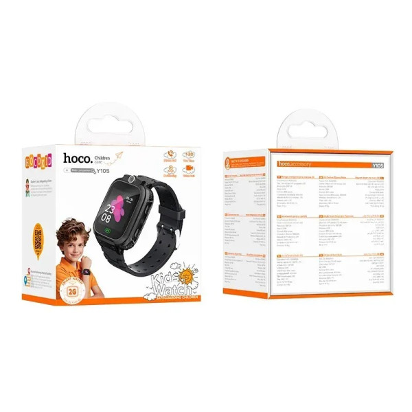 Детские Часы Y105 children phone watch [Black]