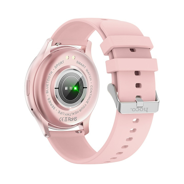 Fitness Watch Hoco Y15 AMOLED Smart sports watch (call version) [Pink-Gold]