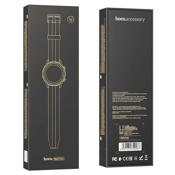 Fitness Smart Watch Hoco Y2 Pro (Call Version) [Black]