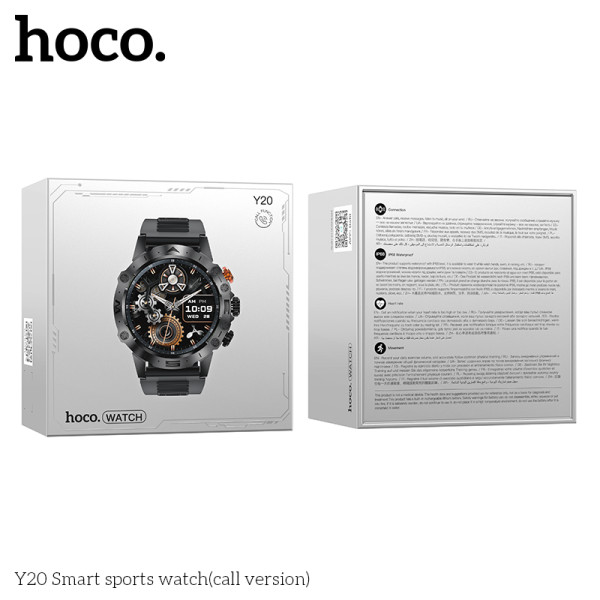 Smart Watch Hoco Y20 Smart sports watch (call version) [Black]