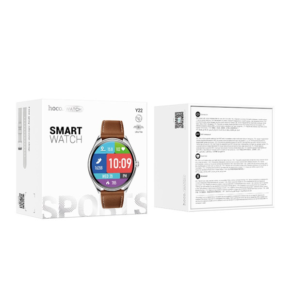Smart Watch Hoco Y22 Amoled (Call Version) [Silver]