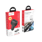 Incarcator auto Hoco Z36 Leader 2 USB + Cablu Micro (2.4A) [Black]