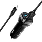 Авто-зарядка Hoco Z40 Superior + Кабель Lightning (2.4A) [Black]