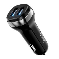 Авто-зарядка Hoco Z40 Superior Dual USB (2.4A) [Black]