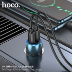 Incarcatod auto Hoco Z48 Tough 2 USB-C (40W) [Metal-Gray]