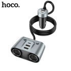 Incarcator auto Hoco Z51 Establisher 147W (2*USB-C 3*USB) [Metal-Gray]