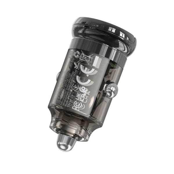 Авто зарядка Z53A Vision PD30W+QC3.0 [Transparent-Black]