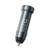 Incarcator auto Hoco Z54 Prosperous dual-port car charger [Metal Grey]