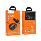 Авто зарядка Hoco Z59 Rank 48W dual port PD30W+QC3.0 dual cigarette lighter slot car charger [Black]