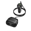 Incarcator auto Hoco Z59 Rank 48W dual port PD30W+QC3.0 dual cigarette lighter slot car charger [Black]
