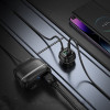 Incarcator auto Hoco Z59 Rank 48W dual port PD30W+QC3.0 dual cigarette lighter slot car charger [Black]