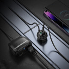 Авто зарядка Hoco Z59 Rank 48W dual port PD30W+QC3.0 dual cigarette lighter slot car charger [Black]