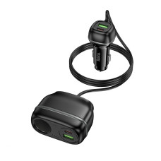 Авто зарядка Hoco Z59A Rank 96W(2C2A) cigarette lighter slot car charger [Black]